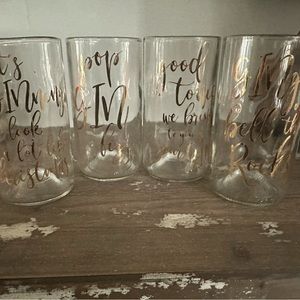 Christmas Gin Theme Glasses Perfect for Gifting!